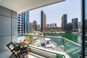 Cute 1BR - Dubai Marina Views - Walk 9min to Beach